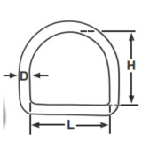 Dimensions 6mm Dia x 40mm L x 35mm H