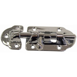 Barrel Bolt Chrome Plated Brass 75mm