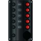 Switch Panel with Circuit Breaker & Cig Socket - 5 Switch
