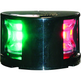 'FOS 12' LED Bi-Colour Nav Light - Black Horizontal mount
