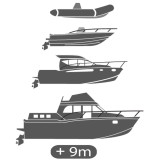 Offshore 135 Powerboat Compass Black, Flush Mount, Conical Card