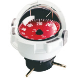 Olympic 135 Sailboat Compass White, Flush Mount, Red Card Olympic 135 Sailboat Compass White, Flush Mount, Red Card