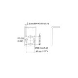 Glomex Masthead Stainless Steel Bracket
