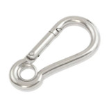 Snap Hook with Eye S/S 100mm