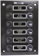 Switch Panel W/Boots 6 Sw Switch Panel W/Boots 6 Sw