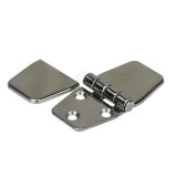 Hinge Strap Stamped S/S with Cover 76mm x 40mm 