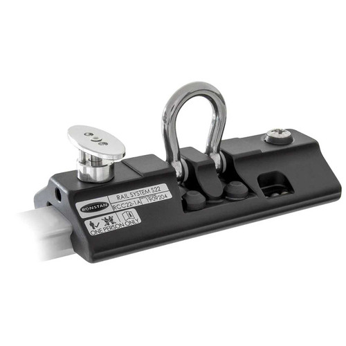 Ronstan Series 22 Single Car w/ Plunger Stop – Black RCC22-1AB