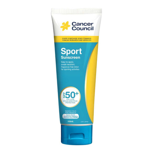 Sunscreen Cancer Council Sport 110ml CC1301