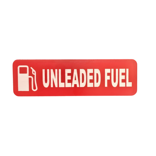 Unleaded Label