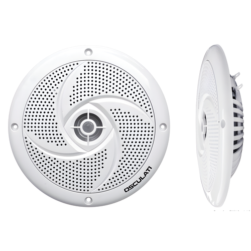 Speakers Slimline 5.25"(130mm) - White Pair