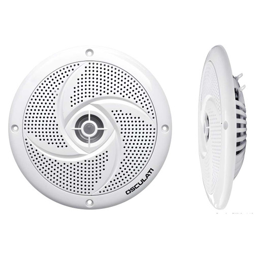 Speakers Slimline 5.25" 130mm White Pair 29.742.03