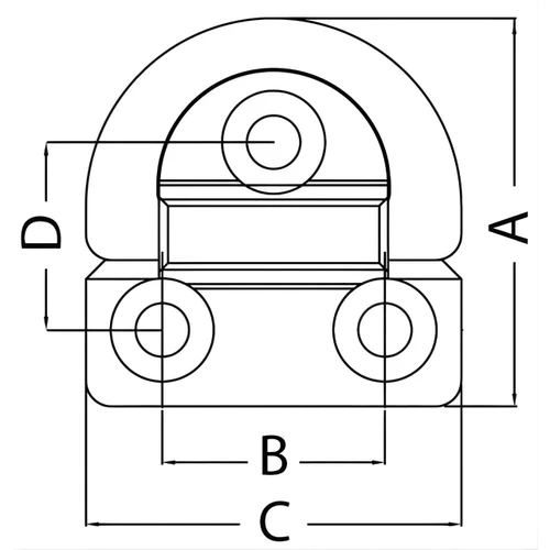 Pad Eye Folding | 10mm 39.870.03