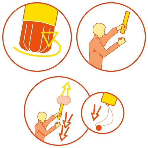 Red Rocket Parachute Flare ppar01