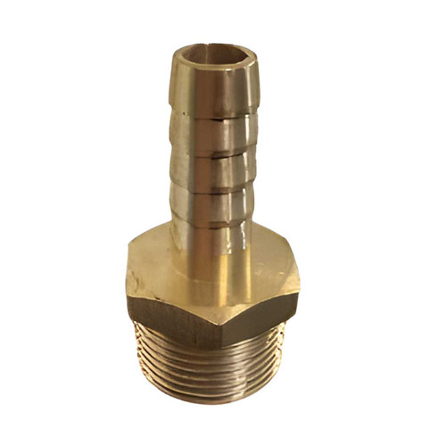 Brass Hose Tail 1/4 x 3/8-Inch BSP P30406