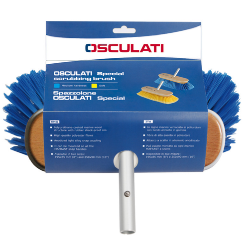 Blue Medium Bristle Brush
