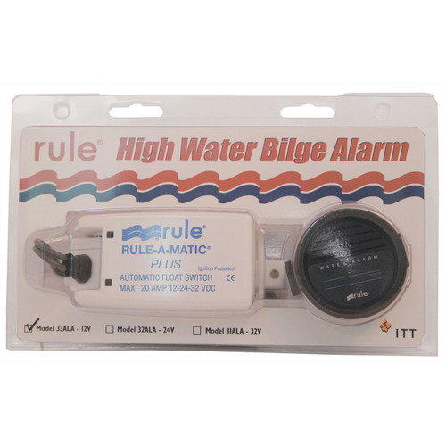 Bilge Pump Rule 'High Water' Alarm Kit 12v 