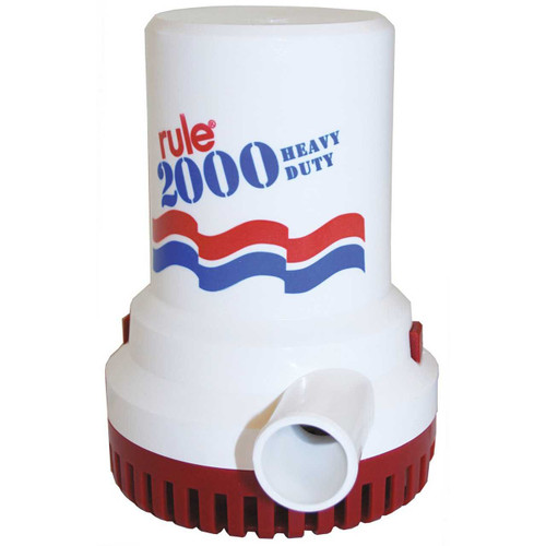 Rule 2000 GPH Bilge Pump 24v RWB15