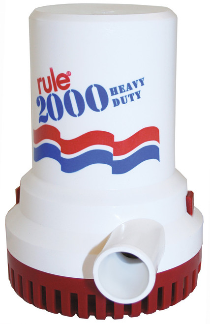 Rule 2000 GPH Bilge Pump 24v