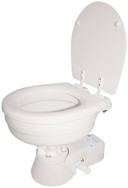 Toilet - Quiet Flush Large Bowl 24v Salt Water