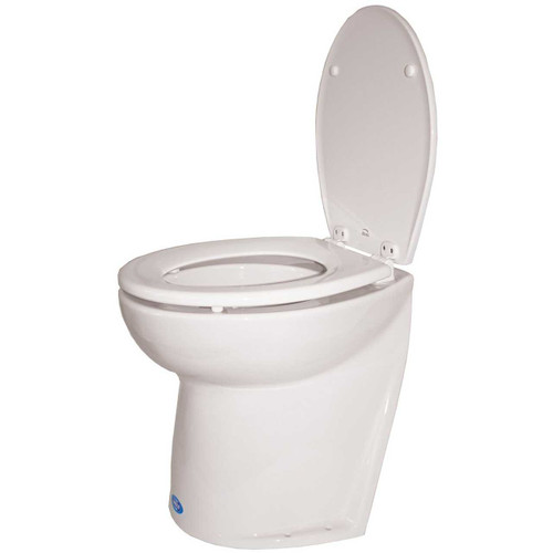 Jabsco Household Silent Flush Toilet | Slanted and Vertical Back (12/24v) J10-131-V