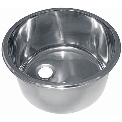 Sink - Stainless Steel Round Cylinder 300mm x 180mm