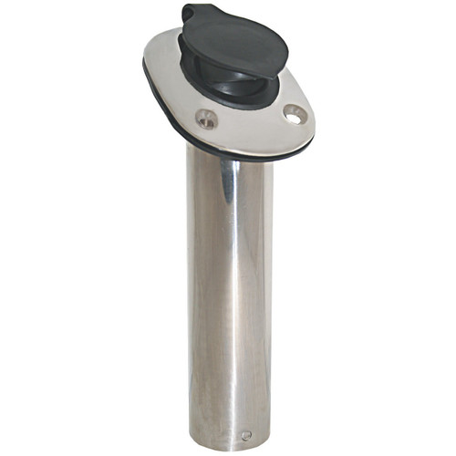 Rod Holder - Stainless Steel with Cap