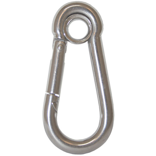 Snap Hook W/eye S/S 120mm