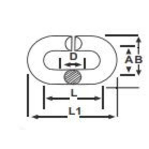C Link Stainless Steel 13mm RWB2667
