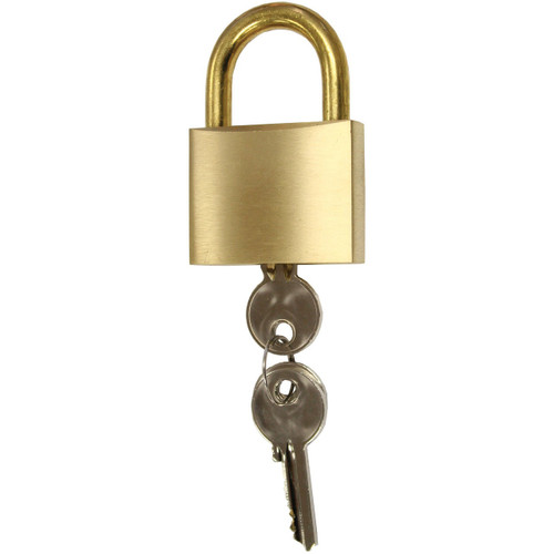 Padlock - Brass Body with Brass Shackle 50mm