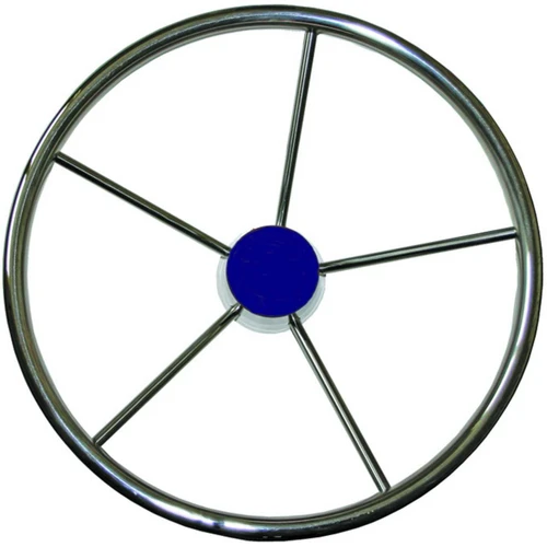 Stainless Steel Powerboat Wheel - 388mm RWB667