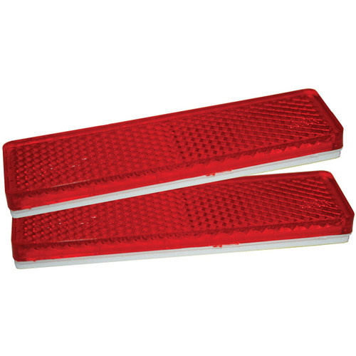 Reflectors 85 x 22mm Red