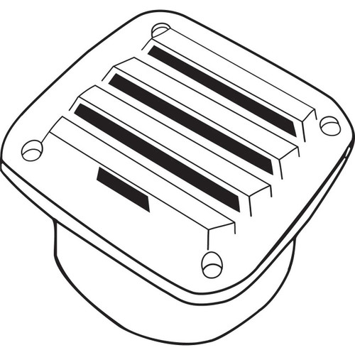 Blower Vent White - 100mm RWB1670