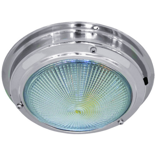 White/Red LED Dome Light S/S - 12v White/Red LED Dome Light S/S - 12v