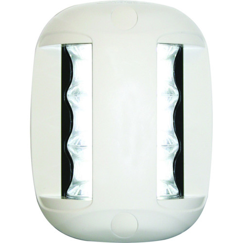 'FOS 20' LED Masthead Light - White Vertical Mount