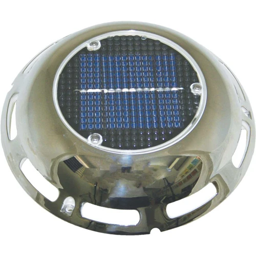 Solar Vent with Battery S/S RWB1737
