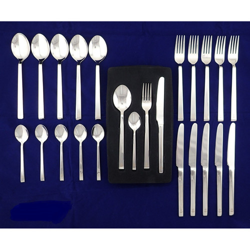 24 Piece Stainless Steel Nautical Cutlery Set