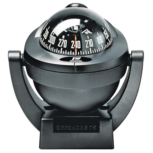 Offshore 75 Powerboat Compass - Bracket, Black