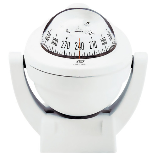 Offshore 75 Powerboat Compass - Bracket, White