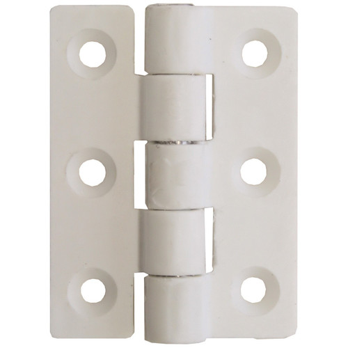 Nylon Butt Hinge - White 75mm