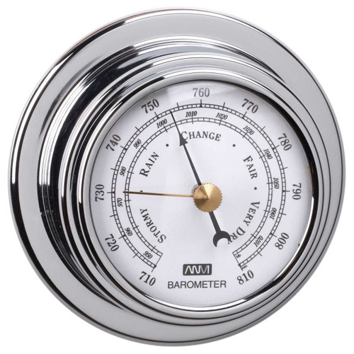 Barometer - 70mm Chrome Plated Brass RWB4545