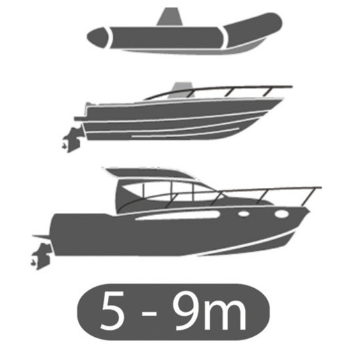 Offshore 105 Powerboat Compass White, Flush Mount, Conical Black Card