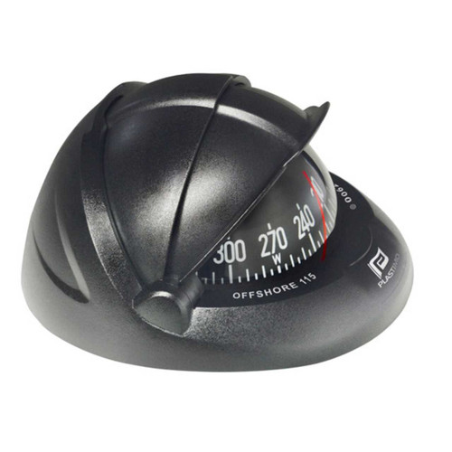 Compass Offshore 115 Black, Flush Mount, Flat Card RWB8093