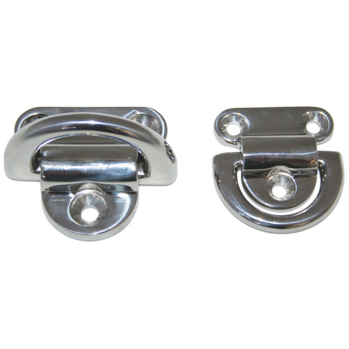 Eye Plate Folding S/S 8mm, 316 Grade Steel