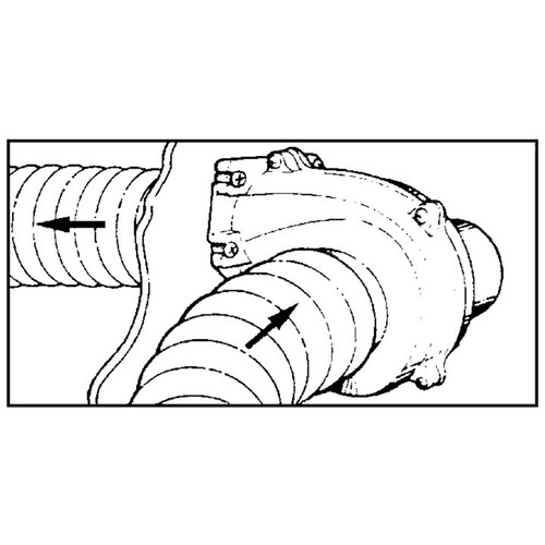 Jabsco Heavy Duty Blower - Flange Mount 12v