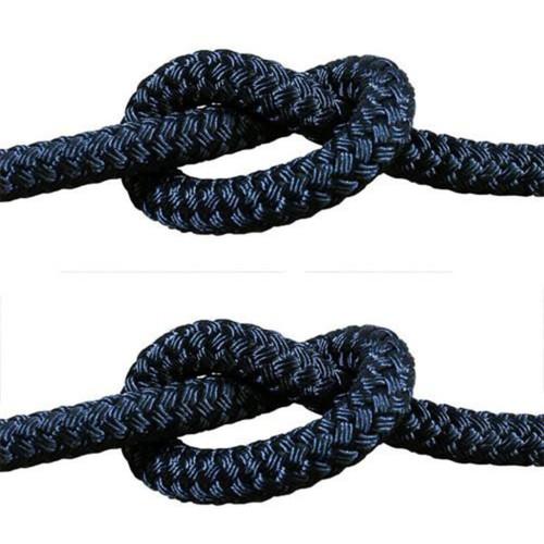 Rope - Double Braid Black 8mm x 1metre 