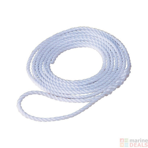 Rope - Silver Polyethylene 24mm x 1metre