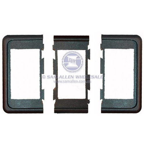 Black 'V' Mid Mount Panel