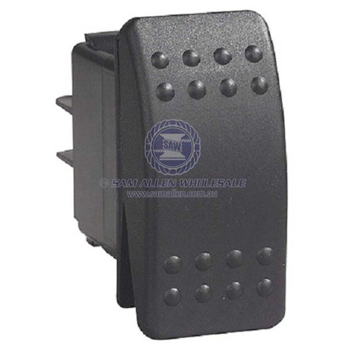 Switch C2 Black 12V 20Amp (On)/Off/(On) Rocker Switch 85220