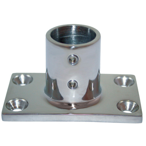 Base - Stainless Steel 90 Degree Rectangle 22mm 