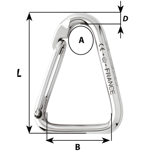 Wichard Delta Hook Dimensions